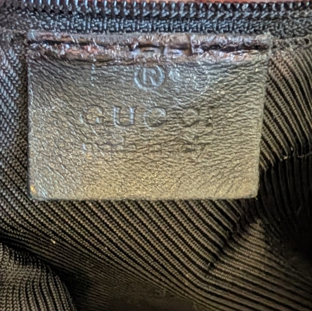 Vintage Gucci Bamboo Monogram Hand And Shoulder Tote Bag Good Condition! - Picture 13 of 16